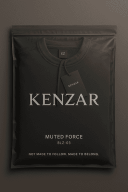 Muted Force – Charcoal Grey Blouson Hoodie 4