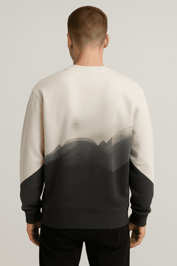 Oblique Oatmeal – Premium Fleece Sweatshirt 2