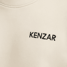 Oblique Oatmeal – Premium Fleece Sweatshirt 3